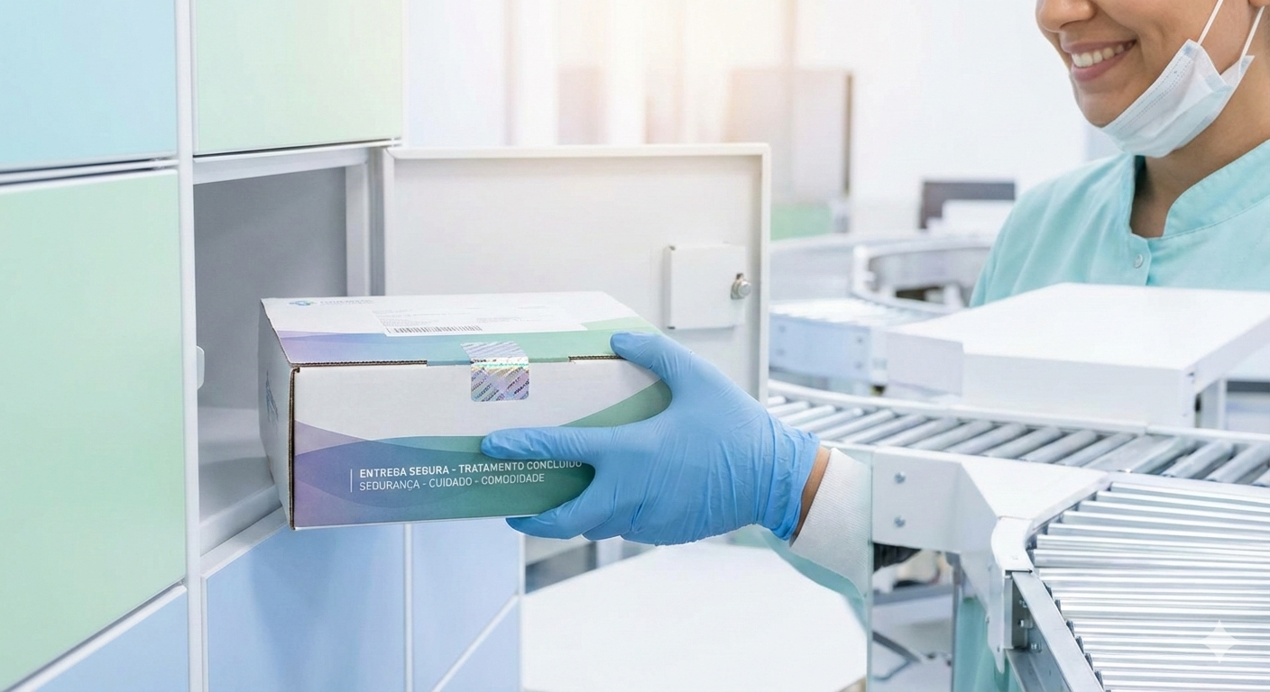 Entrega de medicamentos importados